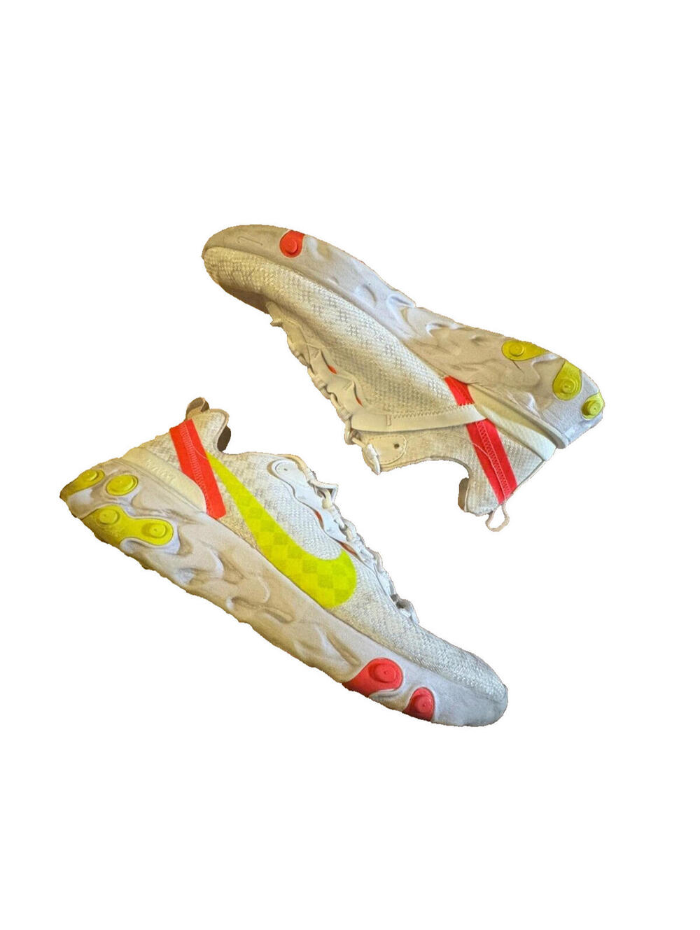 Nike React Element 55 "White Crimson" Mens 13 CJ0782 100